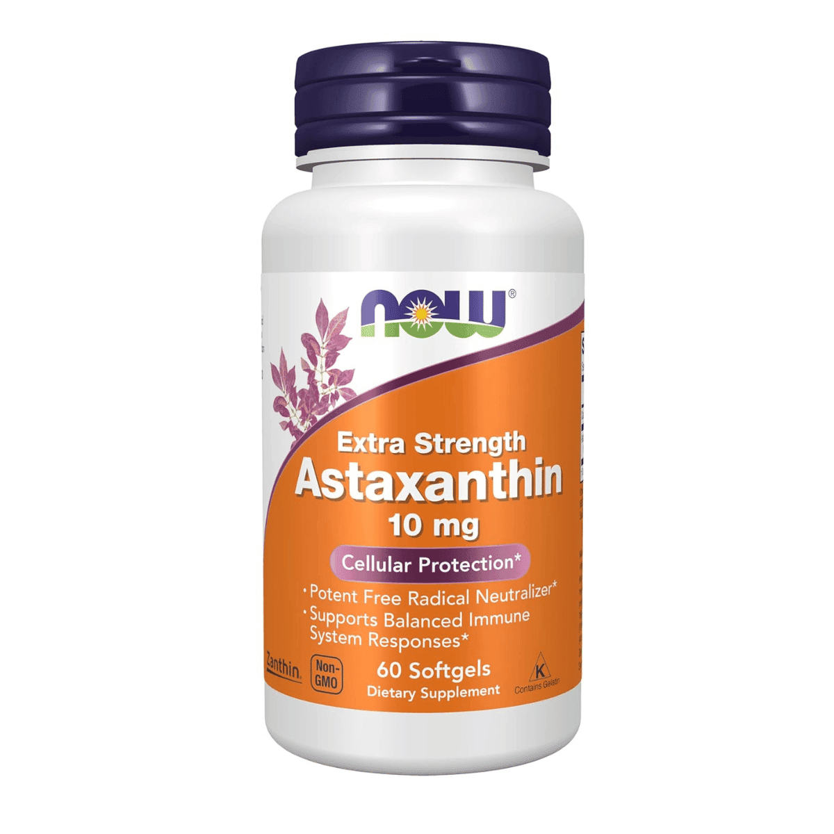 Now Foods Extra Strength Astaxanthin Softgels, 10mg , 60 Count