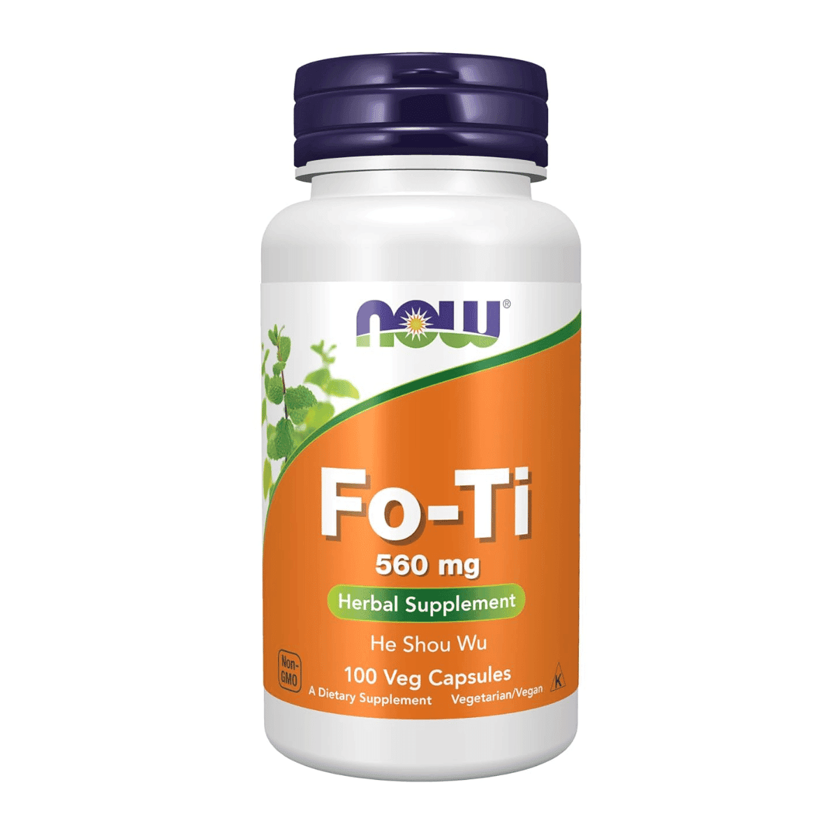 NOW Foods Fo-Ti, Ho Shou Wu 560mg, 100 Vcaps