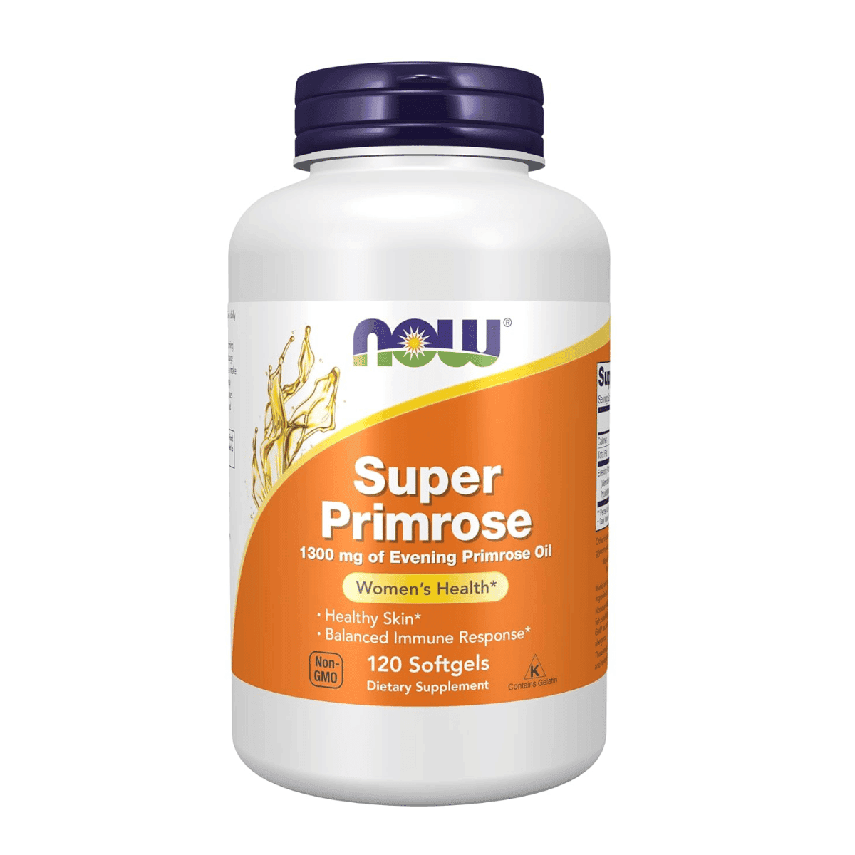 NOW Foods Super Primrose 1300Mg, 120 Softgels