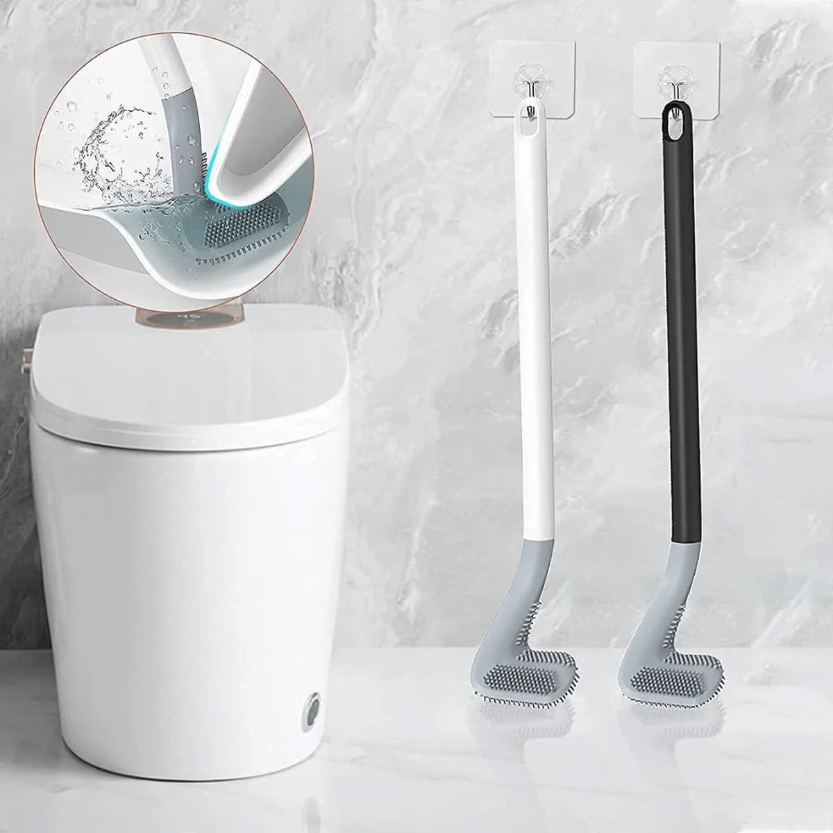 Super Strong Toilet Cleaning Brush - ( Pack of 1 )