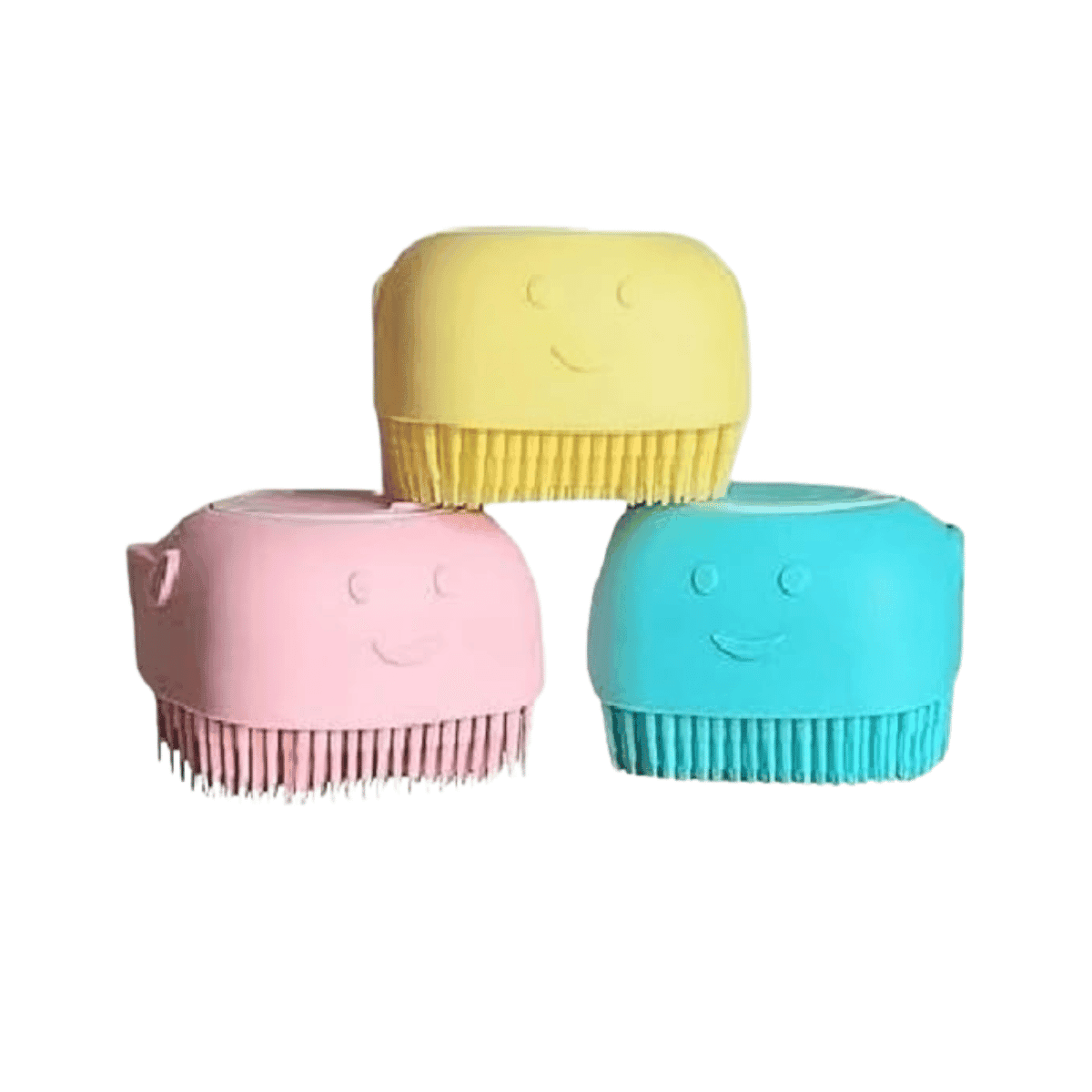 Body Scrubber with Soap Dispenser Brush for Babies, Kids, Women, Men and Pets (1 count)
