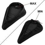 Heavy Bicycle Silicone Saddle Seat & Cycling Cushion Pad Bike Cover(Black) - Image 3