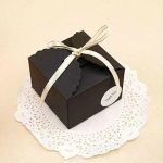 Black Small Paper Gift Boxes