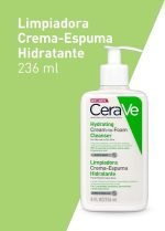 CeraVe Hydrating Cream to Foam Cleanser 236ml - Image 2