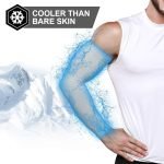 Sun Protection Cooling Arm Sleeves - 2 Pairs Sports UV Sleeves for Men & Women - Image 4
