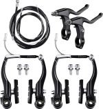 Complete Cycle Brake Set black - Front and Rear V Breaks with Pads, Brake Lever, and Cables - Image 3