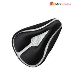 Black Sports Gel Bike Seat Cover