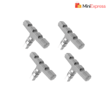 Cycle V-Brake Complete Component Set | Front Rear Steel Caliper + Alloy Clutch Silver - Image 3