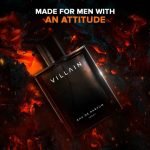 VILLAIN Black Eau de Parfum  For Men - 100 ml - Image 3
