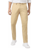 Men's Slim Fit Beige Trousers – Style & Comfort in Cotton Blend - Image 3
