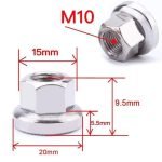 Bicycle Wheel Nuts & Accessories | Essential Components for Cyclists 5 paire ( 10 pic) - Image 3