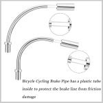 8-Pack Bike Brake Noodle Cables with Rubber Boots | Cycling Brake Pipes for Mountain Bikes and Bicycle Accessories - Image 2