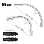 8-Pack Bike Brake Noodle Cables with Rubber Boots | Cycling Brake Pipes for Mountain Bikes and Bicycle Accessories - Image 4