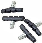 4-Piece Bicycle Brake Shoes Set with Brake Wire | Inner/Outer Disc Brake Wire for Front and Rear | Power Brake Pads & Rubber - Image 2