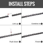 Versatile 6/7/8-Speed Bicycle Chain | 1/2 x 3/32 Inch Special Steel for Road and Mountain Bikes (116 Links) You said: - Image 5