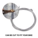 Bicycle Gear Shifter Cables – 80-Inch Stainless Steel Inner Derailleur Wires for Mountain Bikes - 10-Pack