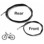 4-Piece Bicycle Brake Shoes Set with Brake Wire | Inner/Outer Disc Brake Wire for Front and Rear | Power Brake Pads & Rubber - Image 3