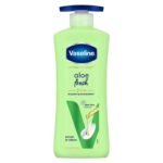 Vaseline Aloe Fresh Body Lotion,24 HR Long Lasting Moisturisation with Aloe Vera extract and Menthol 400ml / 600 ml