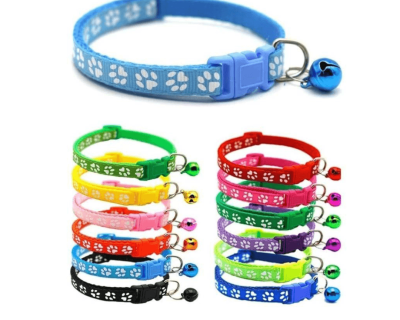 2-Piece Pet Collars with Bells for Puppies and Kittens (Dog & Cat)