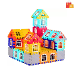Happy House Building Blocks | Educational & Creative Puzzle Toy for Kids, Boys, and Children | Best Gift for Learning Fun (Multicolor)