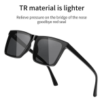 UV Protection Retro Square Sunglasses (58)  (For Men & Women, Black)