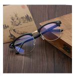 Riding Glasses, UV Protection, Night Vision, Polarized, Toughened Glass Lens, Others Clubmaster, Spectacle Sunglasses (52)  (For Men & Women, Clear) - Image 5