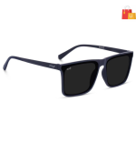UV Protection, Riding Glasses Retro Square Sunglasses (Free Size)  (For Men & Women, Black)