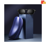 Lenskart Polarized Clubmaster Sunglasses - UV Protection for Men & Women (Grey, 50)