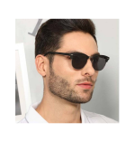 Lenskart Polarized Clubmaster Sunglasses - UV Protection for Men & Women (Grey, 50) - Image 4