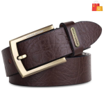 Timeless Brown Genuine Leather Belt for Men – Perfect Blend of Style and Durability