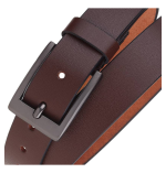 Men Casual, Evening, Formal, Party Tan Genuine Leather Belt - Image 2