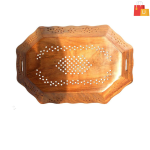 Multi-Utility Wooden Tray | Serving, Storage, & Gifting Solution | Durable & Stylish Design - Image 2