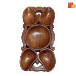 Microwave Safe Wooden Snacks Platter Tray