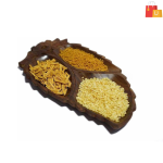 Microwave Safe Wooden Snacks Platter Tray