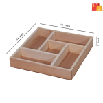 Wooden Serving Tray for Dry Fruit & Chocolate Gift Hamper Box - Image 3