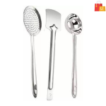 3-Piece Stainless Steel Serving Spoon Set (Pack of 3)