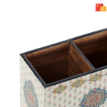 White Cutlery Storage Holder | Capacity for 20 Pieces - Image 3
