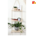 Modern Home & Wall Decor Set | Living Room, Night Room, Kitchen (75 cm x 9 cm, White)