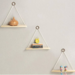 3-Pack Wall Hanging Shelf Decor | Stylish Home Decor (40 cm x 10 cm, White)