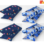 P.Rtrend Cotton Pillow Covers (Pack of 8, 40x62 cm)