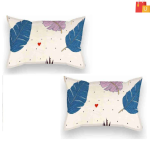 TerryFox Cotton Pillow Covers (Pack of 2, 42x68 cm) – Stylish Multicolor Design for a Vibrant Home