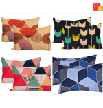 Amrange Microfiber Pillows Cover  (Pack of 8, 43 cm*69 cm, Multicolor)
