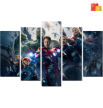 DivineDesigns 51 cm Avenger Star Pieces Wall Sticker Self Adhesive Sticker - Image 2