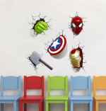 Avengers Weapons Self-Adhesive Sticker by DivineDesigns – 61 cm of Bold Wall Art (Pack of 1)