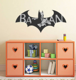 Wallzone Batman Wall Decal – Removable, Repositionable Superhero Art (70 cm, Pack of 1)