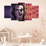 Joker HaHaHa Cut Pieces Sticker by DivineDesigns – 61 cm of Vibrant, Playful Wall Art (Pack of 1)