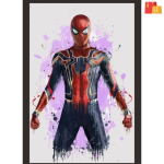 Mad Masters Sci-Fi Spider Man Wooden Framed Art – 18x12 Digital Reprint for Modern Home Décor