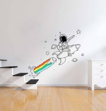 SmartBuy 155 cm "To the Space" Self-Adhesive Decal – Ideal for Living Rooms, Bedrooms, and More (Pack of 1) - Image 4