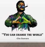 StickMe Che Guevara - Revolution - You Can Change The World - Motivational Inspiration Quotes Wall Sticker-SM826 - Image 2