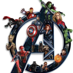 STIKHUB Avengers Endgame 60 inch Wall Sticker – Self-Adhesive Superhero Decor for Rooms and Offices